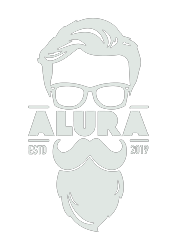 logo da barbearia alura 
